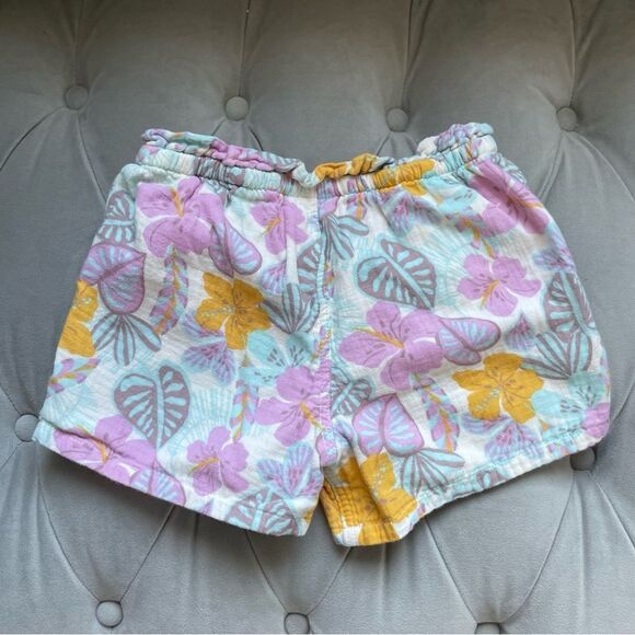 🏷️ 5 for $25 - CAT & Jack Linen Floral Shorts - Picture 3 of 8